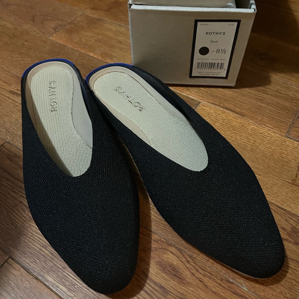 Rothy’s black mule - New Never Worn